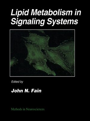 cover image of Lipid Metabolism in Signaling Systems